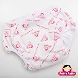 2 in 1 Waterproof PUL Training Pants - Potty Patty - Large 34-39lbs