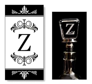 Monogram Guest Towel & Winestopper Gift Set - Z