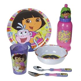 Nickelodeon Dora the Explorer 6-pc. Dinnerware Set by Dinnerware