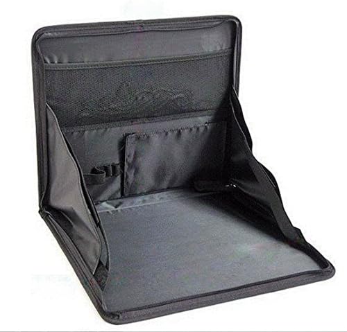 Ebestzone Car Laptop Folding Tray Bag Car Computer Holder Black Color