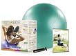 Stott Pilates Stability Ball Plus Gift Pack with DVD (Green, 65 cm)