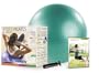 Stott Pilates Stability Ball Plus Gift Pack with DVD (Green, 65 cm)