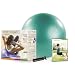 Stott Pilates Stability Ball Plus Gift Pack with DVD (Green, 65 cm)