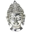 Metal Buddha Face Wall Hanging