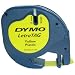 DYMO - Plastic tape - black on yellow - Roll (1.2 cm x 4 m) - 1 roll(s)