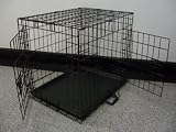 : 30" two doors folding metal pet dog cage kennel crate