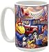 NCAA University of Kansas 15-Ounce Tailgate Series Ceramic Mug