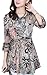 Mooncolour Women New Arrival Deluxe Floral Dress Flouncing Top Blouse