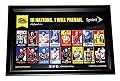 *16X AUTOGRAPHED* Chase for the Sprint Cup 16 NATIONS / 1 WILL PREVAIL (Official NASCAR Hero Card) Signed NASCAR Large-Size 11X17 Glossy Photo with COA (Displayed in 13X19 Black Picture Frame) SIGNED BY: Jeff Gordon, Dale Earnhardt Jr, Jimmie Johnson, Kas