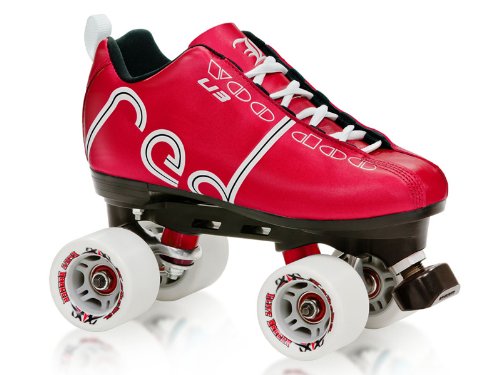 Labeda VooDoo U3 Red Roller Derby Mens Boys Ladies Womens Girls Kids Childrens Youth Quad Speed Roller Skates
