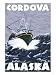 Fishing Boat Scene, Cordova, Alaska Artists Giclee Poster Print, 9x12