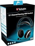 Verbatim 5.1 Channel USB Gaming Kopfhörer