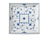 Royal Copenhagen Blue Fluted Full Lace Square Plate - Large