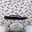 'NUGGLEBUDDY PETS Moist Heat & Aromatherapy Organic Rice Pack for Microwave. For Puppies or Dog Lovers! "Puppy Paw" Cozy Flannel Fabric, UNSCENTED . (Find Many Other 'NuggleBuddy Selections by Searching NuggleBuddy in Amazon's "All Departments" Category.)