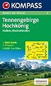 Tennengebirge, Hochk&ouml;nig, Hallein, Bischofshofen: Wandern / Rad / Skitouren. GPS-genau. 1:50.000