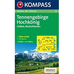 Tennengebirge, Hochk�nig, Hallein, Bischofshofen: Wandern / Rad / Skitouren. GPS-genau. 1:50.000