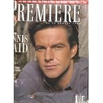 Premiere Magazine August 1989 Dennis Quaid Cover and feature book cover
