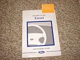 1999 Ford Escort Owners Manual