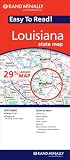Rand Mcnally Easy to Read Louisiana