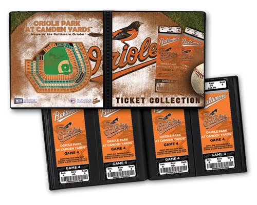 Baltimore Orioles Ticket Album - Holds 96 Tickets