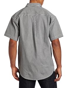 key hickory stripe shirt