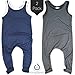 Kaydee Baby Viscose Rompers - Set of 2 - (Grey and Navy Blue) 0-24 Months