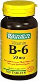 Vitamin B-6 100 Tab 50 Mg By Good'N Natural