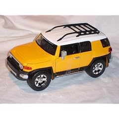TOYOTA FJ-CRUISER GELB DUB CITY TUNING NEU 1/24 JADA MODELLAUTO MODELL AUTO