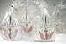 24 Stained Glass Silver Baskets Wedding Favors