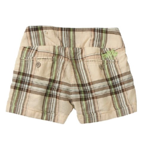 Vacuum Short Frauen, kariert/vanille
