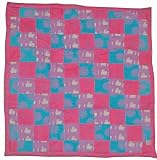 Girls Stroller Quilt 100% Cotton Patchwork Pink Purples Batik By Back From Bali Pink one size