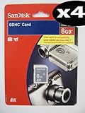 Sandisk 8GB SD Secure Digital High Capacity (SDHC) Flash Memory Card (SDSDB ....