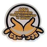 コトワザステッカー《弱り目に祟り目/GOD’S PUNISHMENT COMES…》防水加工STICKER通販