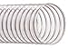 Hi-Tech Duravent Lightweight Series Thermoplastic Polyurethane Duct Hose, Wire Reinforced, Clear, 2" ID, 2.2700" OD, 25
