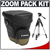 Canon Zoom Pack 1000 Holster Case + Deluxe Camera Tripod for Canon EOS 5D, 40D, 30D, Digital Rebel, Digital Rebel XT & Digital Rebel XTi DSLR Cameras