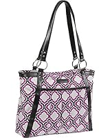 Kailo Chic Pleated Laptop Tote - Purple Moroccan