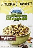 Cascadian Farm Organic Cereal, Dark Chocolate Almond Granola, 13.25 Oz