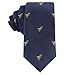 Dinosaur Ties | Woven Trex Neckties | Tyrannosaurus Rex | Work Ties for Him | Birthday Gift for Guys (Green T-Rex)
