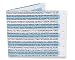Dot Matrix Tyvek Mighty Wallet Pi 3.1415927 - 8x10 cm