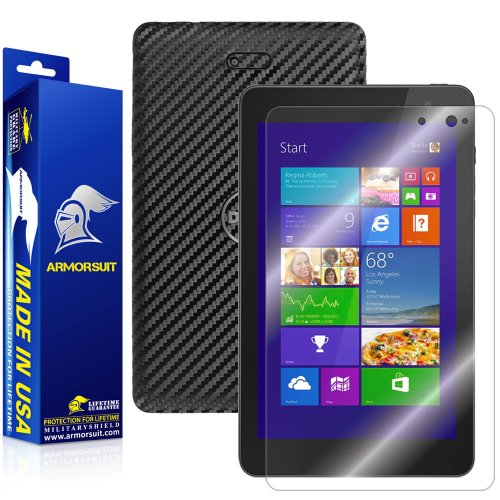 ArmorSuit-MilitaryShield--DELL-Venue-8-Pro--Venue-8-Pro-5000-Series-Tablet-Screen-Protector--Black-Carbon-Fibe