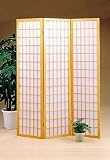All new item 3 panel natural room divider shoji screen