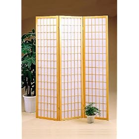 All new item 3 panel natural room divider shoji screen