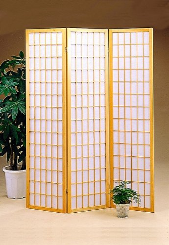 All new item 3 panel natural room divider shoji screen
