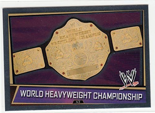 Slam Attax Superstars World Heavyweight Championship Title Card by Slam Attax Superstars