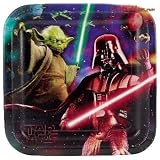 Star Wars: Feel the Force Square Dinner Plates (8 count) Child