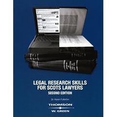 Legal Research Skills for Scots Lawyers