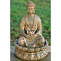 Brunnen Zimmerbrunnen Gartendeko Buddha 50cm