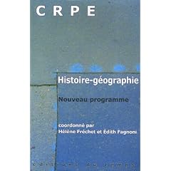 Histoire-G�ographie CRPE : Nouveau programme