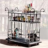 Regency Rolling Server Top Option: Copperstone Top, Finish: Sheer Metal (In ....