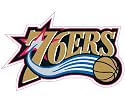 Philadelphia 76ers Glass Tatz Mini-Cutz Window Decal